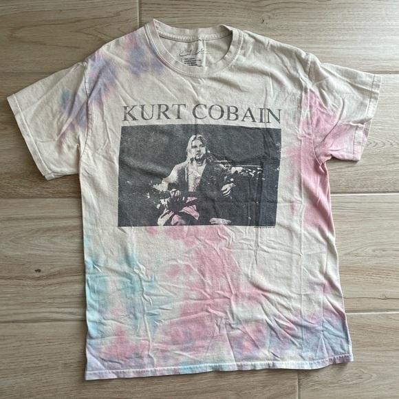 NIRVANA Kurt Cobain T-Shirt M - Picture 2 of 4